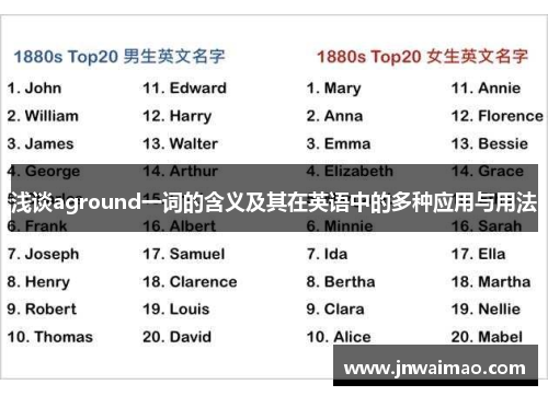 浅谈aground一词的含义及其在英语中的多种应用与用法